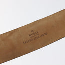 GUCCI Interlocking GG Supreme Belt PVC 35.4"" White 142930 Auth hk2653-11