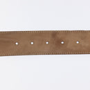 GUCCI GG Canvas Guccissima Belt Leather 37.8"" Black 259982 Auth hk2654-10