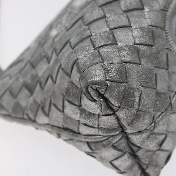 BOTTEGA VENETA INTRECCIATO Pouch Leather Only to Omotesando 161358 Auth hk2658