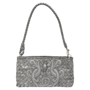 BOTTEGA VENETA INTRECCIATO Pouch Leather Only to Omotesando 161358 Auth hk2658 - 0