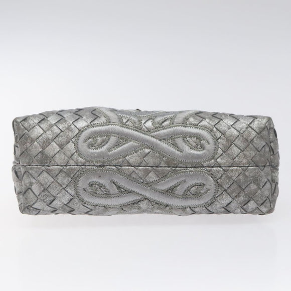 BOTTEGA VENETA INTRECCIATO Pouch Leather Only to Omotesando 161358 Auth hk2658