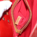 LOUIS VUITTON Monogram Vernis Reade PM Hand Bag Red Rouge M91088 LV Auth hk2659-12