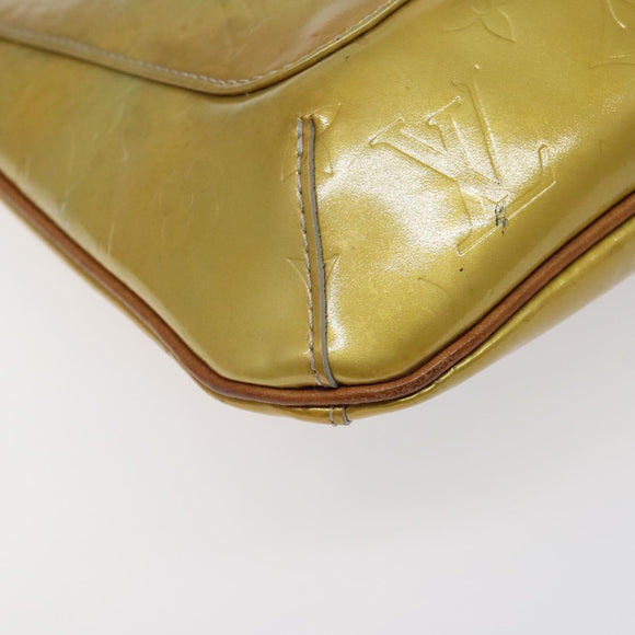 LOUIS VUITTON Monogram Vernis Thompson Street Bag Gris M91008 LV Auth hk2661