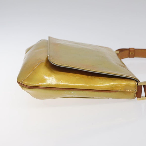 LOUIS VUITTON Monogram Vernis Thompson Street Bag Gris M91008 LV Auth hk2661