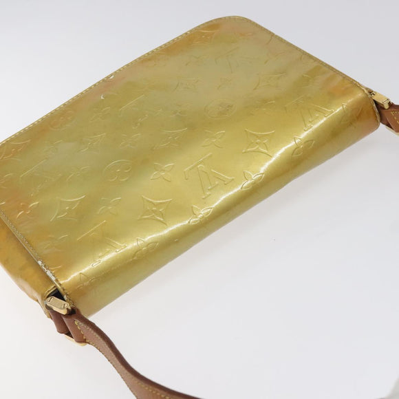 LOUIS VUITTON Monogram Vernis Thompson Street Bag Gris M91008 LV Auth hk2661