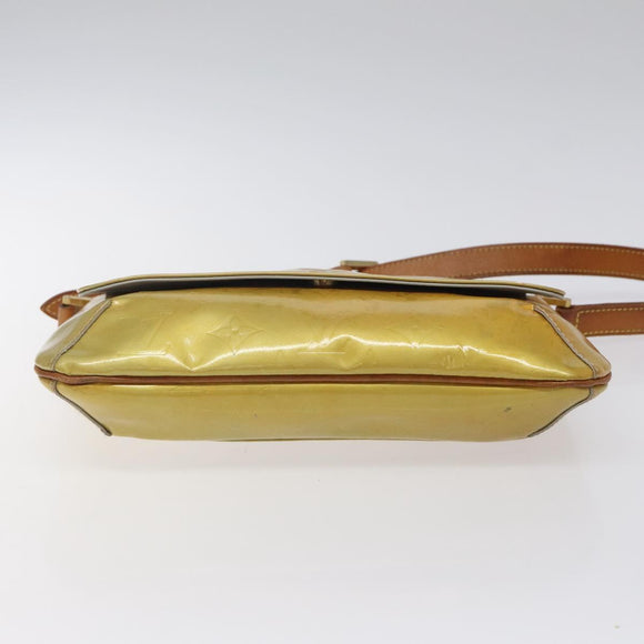 LOUIS VUITTON Monogram Vernis Thompson Street Bag Gris M91008 LV Auth hk2661