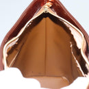 LOUIS VUITTON Monogram Vernis Houston Hand Bag Bronze M91122 LV Auth hk2663-21