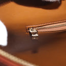 LOUIS VUITTON Monogram Vernis Houston Hand Bag Bronze M91122 LV Auth hk2663-23