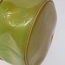 LOUIS VUITTON Monogram Vernis Bedford Hand Bag Baby Blue M91007 LV Auth hk2664-8