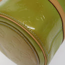 LOUIS VUITTON Monogram Vernis Bedford Hand Bag Baby Blue M91007 LV Auth hk2664-15