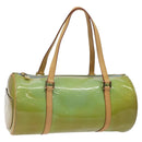 LOUIS VUITTON Monogram Vernis Bedford Hand Bag Baby Blue M91007 LV Auth hk2664-1