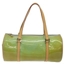 LOUIS VUITTON Monogram Vernis Bedford Hand Bag Baby Blue M91007 LV Auth hk2664-13