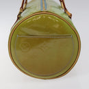 LOUIS VUITTON Monogram Vernis Bedford Hand Bag Baby Blue M91007 LV Auth hk2664-3