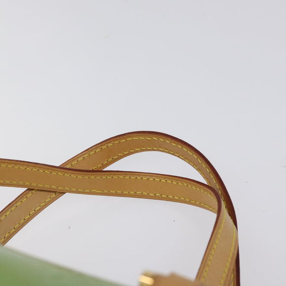 LOUIS VUITTON Monogram Vernis Bedford Hand Bag Baby Blue M91007 LV Auth hk2664