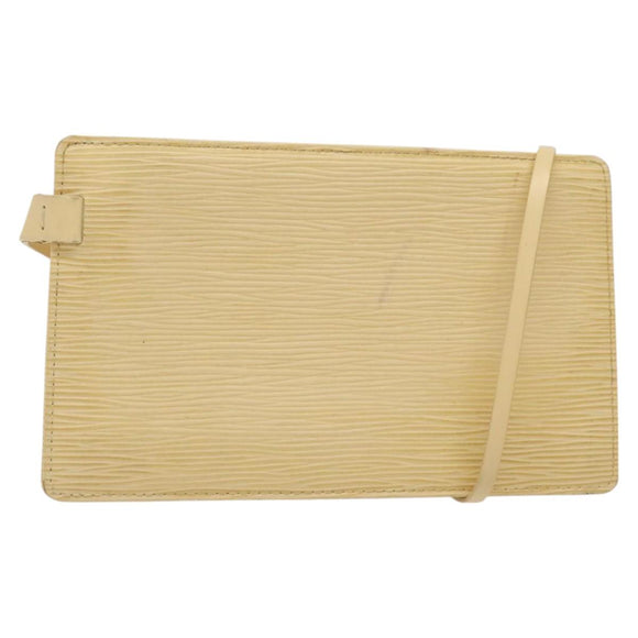 LOUIS VUITTON Epi Rochelle Waist bag Cream M5292A LV Auth hk2670