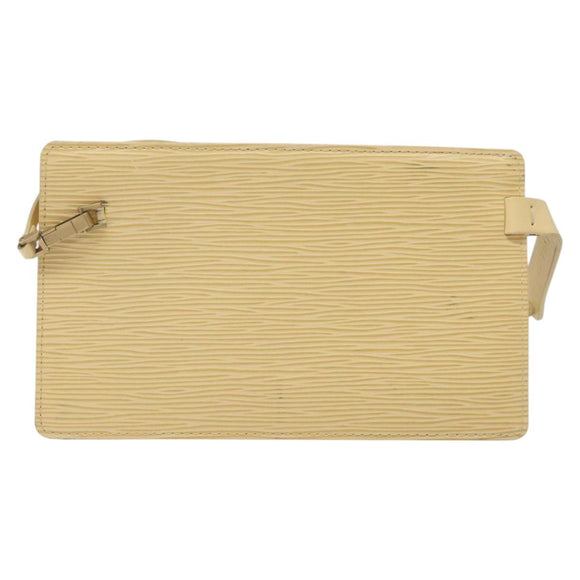 LOUIS VUITTON Epi Rochelle Waist bag Cream M5292A LV Auth hk2670