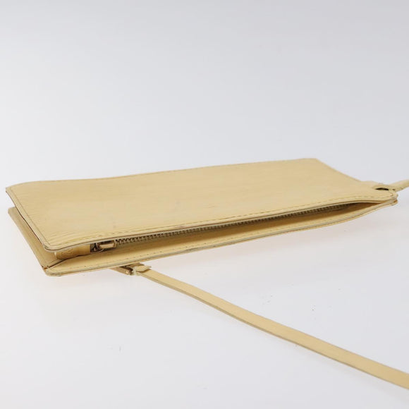 LOUIS VUITTON Epi Rochelle Waist bag Cream M5292A LV Auth hk2670