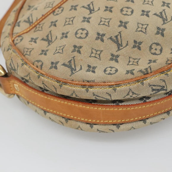 LOUIS VUITTON Monogram Mini Jeanne GM Shoulder Bag Blue M92000 LV Auth hk2688