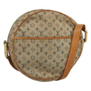 LOUIS VUITTON Monogram Mini Jeanne GM Shoulder Bag Blue M92000 LV Auth hk2688-1