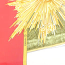 HERMES Carre 90 Scarf ""SANSSOUCY"" Silk Red Auth hk2695-14