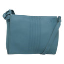 HERMES Shoulder Bag Leather Blue Auth hk2696-1