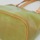 LOUIS VUITTON Monogram Vernis Houston Hand Bag Baby Blue M91005 LV Auth hk2703-9