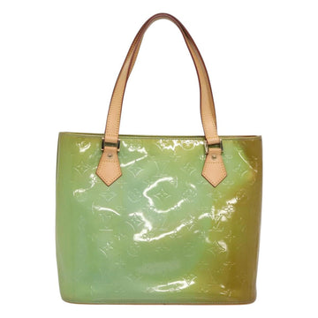 LOUIS VUITTON Monogram Vernis Houston Hand Bag Baby Blue M91005 LV Auth hk2703 - 0