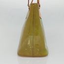 LOUIS VUITTON Monogram Vernis Houston Hand Bag Baby Blue M91005 LV Auth hk2703-3