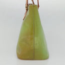 LOUIS VUITTON Monogram Vernis Houston Hand Bag Baby Blue M91005 LV Auth hk2703-4