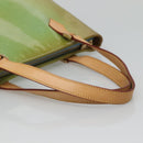 LOUIS VUITTON Monogram Vernis Houston Hand Bag Baby Blue M91005 LV Auth hk2703-7