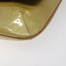 LOUIS VUITTON Monogram Vernis Thompson Street Bag Beige M91301 LV Auth hk2712-9