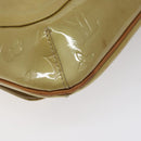 LOUIS VUITTON Monogram Vernis Thompson Street Bag Beige M91301 LV Auth hk2712-16