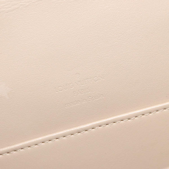 LOUIS VUITTON Monogram Vernis Thompson Street Bag Beige M91301 LV Auth hk2712