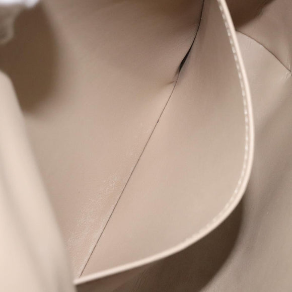 LOUIS VUITTON Monogram Vernis Thompson Street Bag Beige M91301 LV Auth hk2712