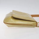 LOUIS VUITTON Monogram Vernis Thompson Street Bag Beige M91301 LV Auth hk2712-3