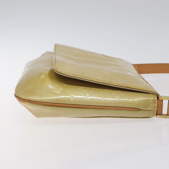 LOUIS VUITTON Monogram Vernis Thompson Street Bag Beige M91301 LV Auth hk2712