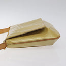 LOUIS VUITTON Monogram Vernis Thompson Street Bag Beige M91301 LV Auth hk2712-4