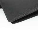 LOUIS VUITTON Epi Agenda MM Day Planner Cover Black R20042 LV Auth hk2714-17