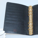 LOUIS VUITTON Epi Agenda MM Day Planner Cover Black R20042 LV Auth hk2714-19
