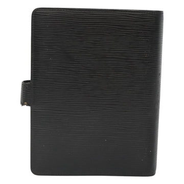 LOUIS VUITTON Epi Agenda MM Day Planner Cover Black R20042 LV Auth hk2714 - 0
