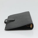 LOUIS VUITTON Epi Agenda MM Day Planner Cover Black R20042 LV Auth hk2714-5