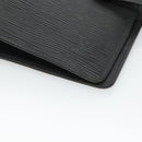 LOUIS VUITTON Epi Agenda MM Day Planner Cover Black R20042 LV Auth hk2714-14