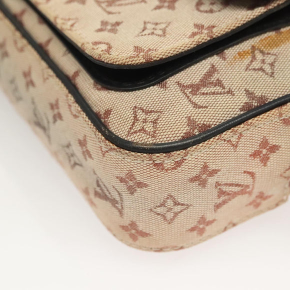 LOUIS VUITTON Monogram Mini Juliet MM Shoulder Bag Blue M92004 LV Auth hk2718