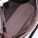 BURBERRY Nova Check Shoulder Bag Canvas Leather Beige Silver Auth hk2725-11