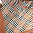 Burberrys Tote Bag Leather Brown Gold Auth hk2727-19