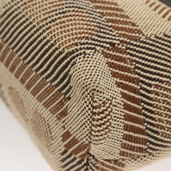 BALLY Tote Bag Canvas Brown Auth hk2728