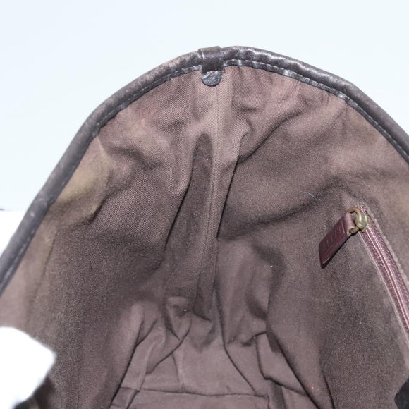 BALLY Tote Bag Canvas Brown Auth hk2728