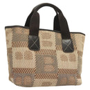 BALLY Tote Bag Canvas Brown Auth hk2728-1