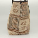 BALLY Tote Bag Canvas Brown Auth hk2728-3