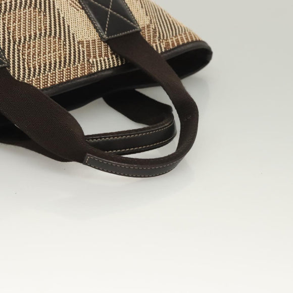 BALLY Tote Bag Canvas Brown Auth hk2728